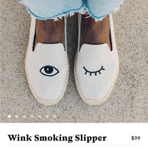 Soludos winking smoking slipper/espadrille